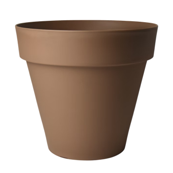 Duża Donica Doniczka Sekwoja 29 cm Taupe
